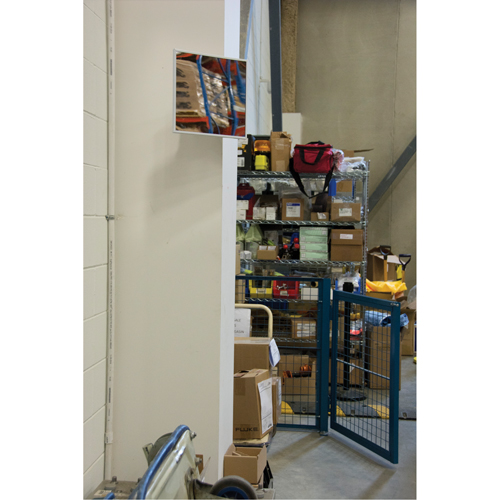 Miroir plat, 12" ha x 12" la, Encadr&eacute; Consource