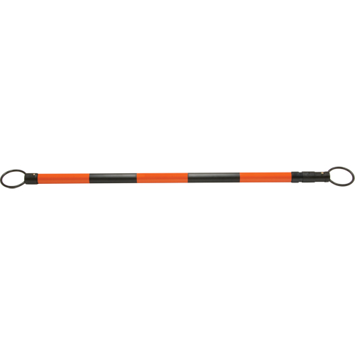 Retractable Cone Bar, 7' 5" Extended Length, Black/Orange Consource