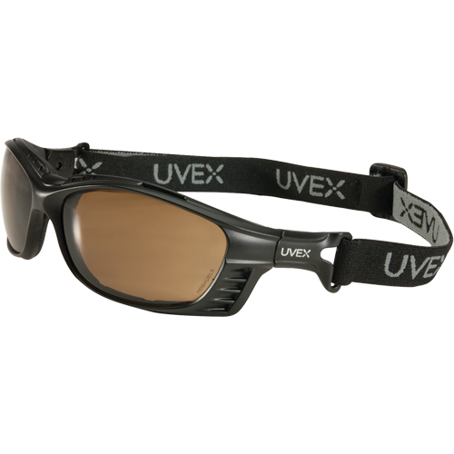 Uvex&reg; Livewire Safety Glasses with HydroShield Lenses, Espresso Lens, Anti-Fog, Meets/Exceeds CSA Z94.3 Consource