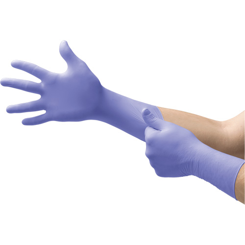 Supreno&reg; EC Gloves, Small, Nitrile, 5.5-mil, Powder-Free, Purple, Class 2 Consource