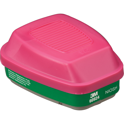 6000 Series Respirator Cartridges, Gas/Vapour Cartridge, Ammonia/Methylamine Consource