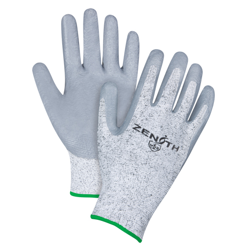 Gants &eacute;lastiques sans coutures r&eacute;sistants &agrave; la coupe, Taille Moyen/8, Calibre 13, Rev&ecirc;tement Nitrile, Enveloppe en PEHP, ANSI/ISEA 105 niveau 2/EN 388 niveau 3 Consource