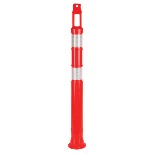 Poteau d&eacute;lin&eacute;ateur de premi&egrave;re qualit&eacute;, 42" h, Orange Consource