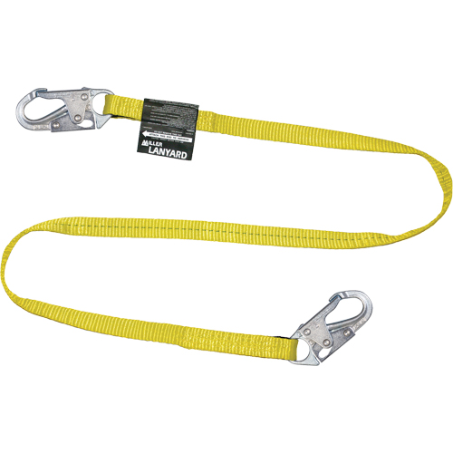 Longe en toile &agrave; sangle Miller, 1 branches, 6', Classe CSA B, Polyester Consource