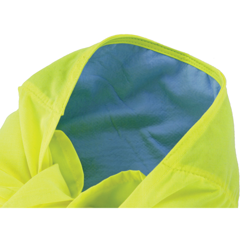 Chill-Its&reg; 6710CT Cooling Triangle Hats, High Visibility Lime-Yellow Consource