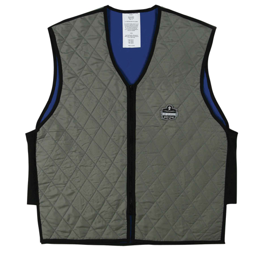 Chill-Its&reg; 6665 Wet Evaporative Cooling Vests, Medium, Grey Consource