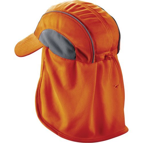Chapeaux de refroidissement avec voiles pour le cou Chill-Its 6650, Orange haute visibilit&eacute; Consource