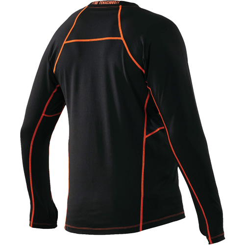 Maillots thermiques &agrave; manches longues, Hommes, Moyen, Noir Consource