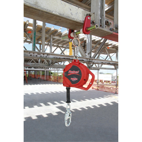 Rebel Self Retracting Lifeline, 33', Galvanized Steel, Swivel Consource