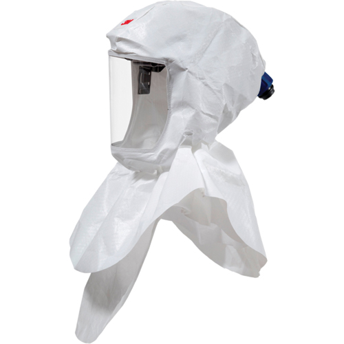 Cagoule Versaflo complet avec col interne et coiffe de premi&egrave;re qualit&eacute;, Universel, Coiffe souple, Bavette Double Consource