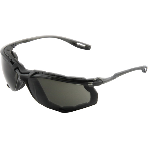 Lunettes de s&eacute;curit&eacute; avec joint en mousse Virtua, Lentille Grise/fum&eacute;e, Antibu&eacute;e, ANSI Z87+/R&eacute;pond ou surpasse la norme CSA Z94.3 Consource