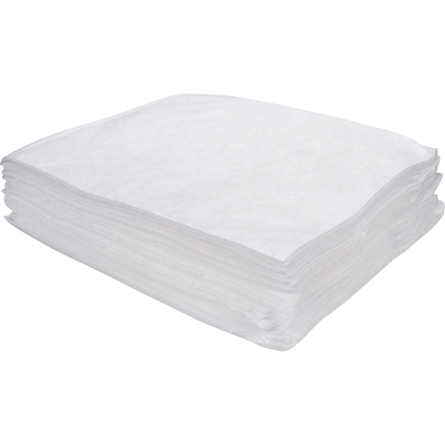 Premium Meltblown Sorbent Pads, Oil Only, 15" x 17", 8 gal. Absorbancy Consource