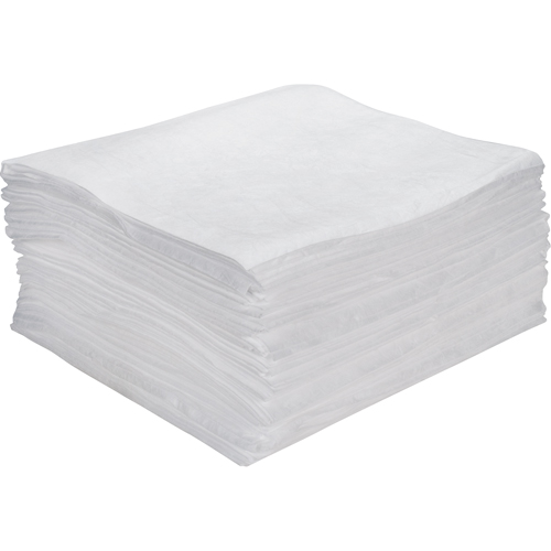 Premium Meltblown Sorbent Pads, Oil Only, 15" x 18", 15 gal. Absorbancy Consource
