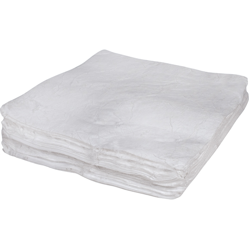Feuilles absorbantes souffl&eacute;es de premi&egrave;re qualit&eacute;, Huile seulement, 30" x 30", 50 gal. d'absorption Consource