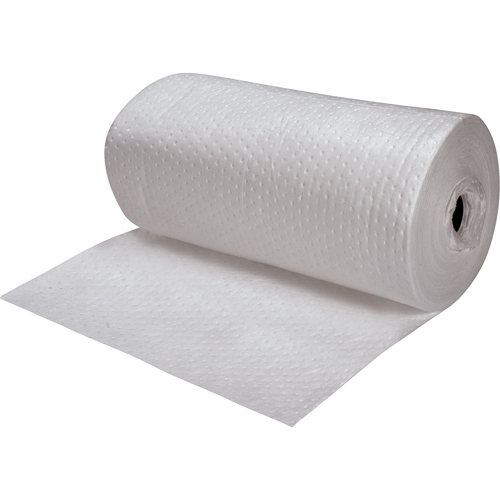 Feuilles absorbantes en fibres fines de premi&egrave;re qualit&eacute;, Lourd, 150' lo x 30" la, Absorption 50 gal. Consource
