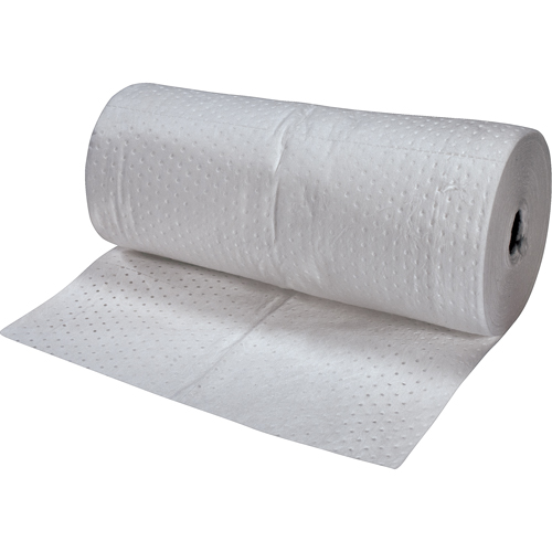 Feuilles absorbantes en fibres fines de premi&egrave;re qualit&eacute;, Poids moyen, 150' lo x 30" la, Absorption 40 gal. Consource