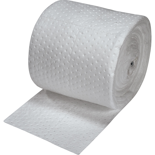 Feuilles absorbantes en fibres fines de premi&egrave;re qualit&eacute;, Poids moyen, 150' lo x 15" la, Absorption 20 gal. Consource