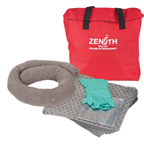 Trousse &eacute;conomique de lutte contre les d&eacute;versements, Universel, Sac, Absorbance de 5 gal. US Consource