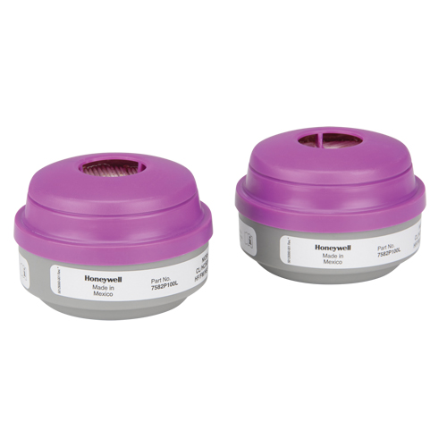 North&reg; N Series Respirator Cartridges, Gas/Vapour Cartridge, Acid Gas/P100 Consource