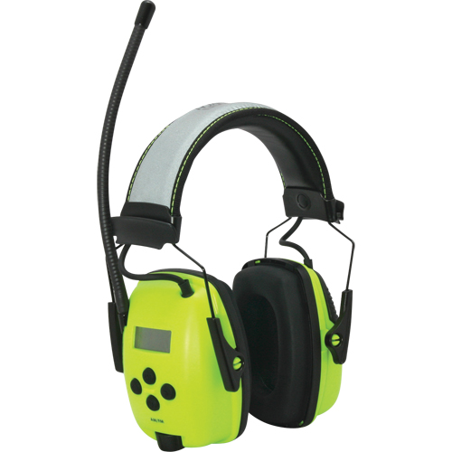 Casques-radio num&eacute;riques &agrave; haute visibilit&eacute; Sync de Howard Leight, Style Bandeau, 25 dB Consource