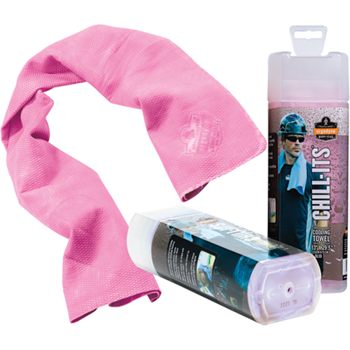 Chill-Its&reg; 6602 Cooling Towels, Pink Consource