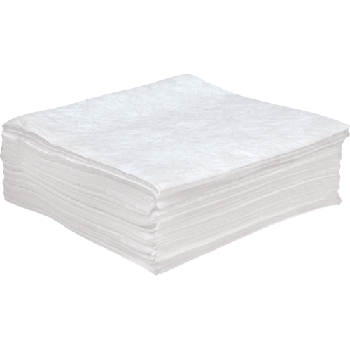 Premium Anti Static Sorbent Pads, Oil Only, 30" x 30", 55 Gal. Absorbancy Consource