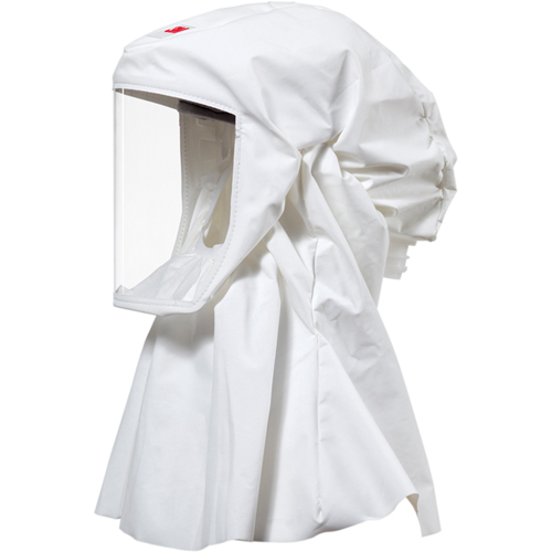 Cagoule Versaflo de haute durabilit&eacute; avec coiffe int&eacute;gr&eacute;e, Grand/Moyen, Coiffe souple, Bavette Simple Consource