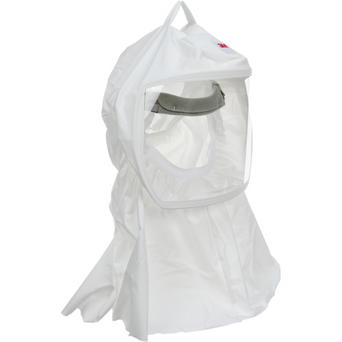 Cagoule Versaflo de haute durabilit&eacute; avec coiffe int&eacute;gr&eacute;e, Grand/Moyen, Coiffe souple, Bavette Simple Consource