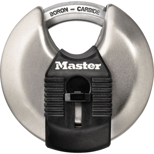 Magnum&reg; Disc Padlock, Silver, Keyed Different, Hardened Steel, 2-3/4" Width Consource