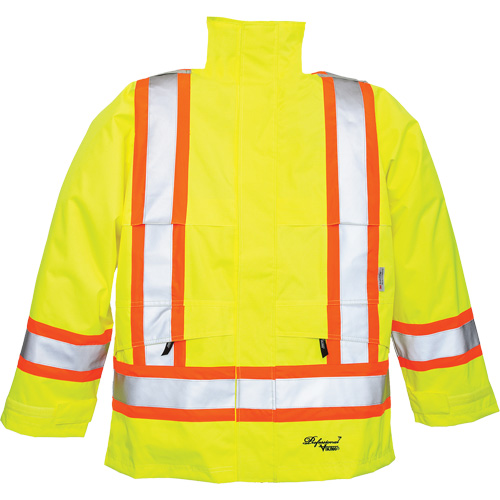 Manteaux 300 deniers Professional Journeyman, Polyester, Petit, Jaune lime haute visibilit&eacute; Consource