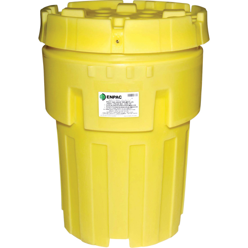 Barils de r&eacute;cup&eacute;ration en poly Plus Envirosalv , 95 gal. US, Stationnaire Consource