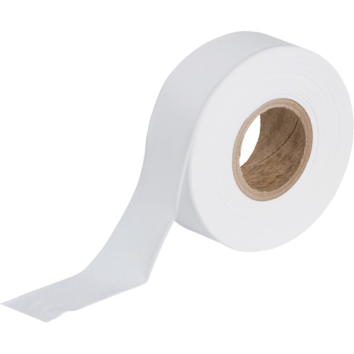 Flagging Tape, 1.188" W x 300' L, White Consource