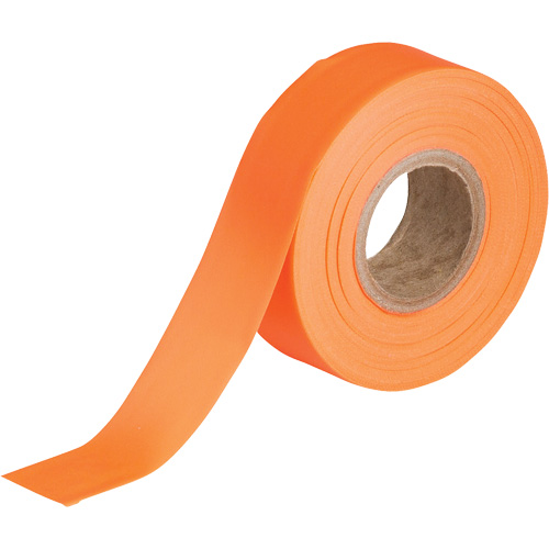 Ruban pour signalisation, 1,188" la x 150' lo, Orange fluorescent Consource