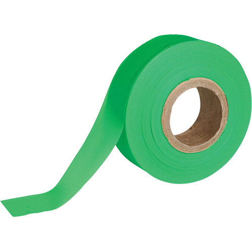 Ruban pour signalisation, 1,188" la x 150' lo, Vert fluorescent Consource