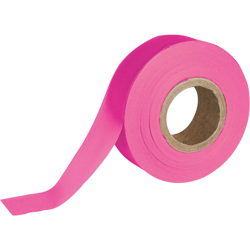 Flagging Tape, 1.188" W x 150' L, Fluorescent Pink Consource