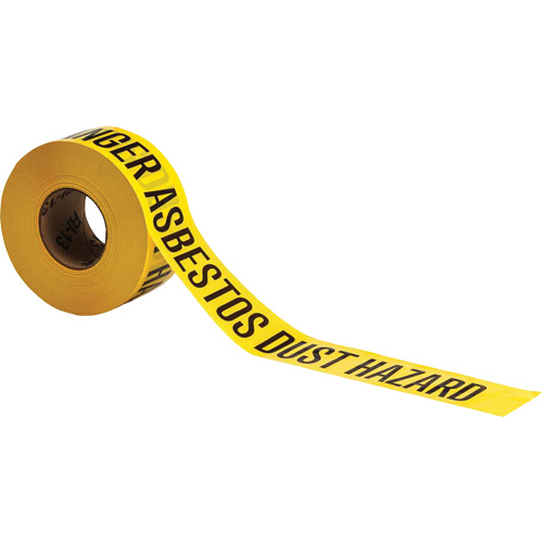 Ruban pour barricade, Anglais, 3" la x 1000' lo, 3 mils, Noir sur jaune Consource