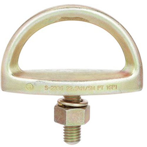 Raccord d'ancrage, Anneau en D, Usage Permanent Consource