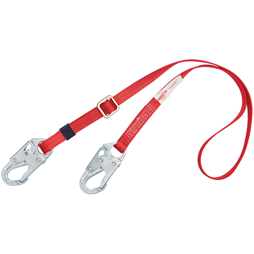 PRO Adjustable Web-Positioning Lanyard, 1 Legs, 6', CSA Class B, Polyester Consource