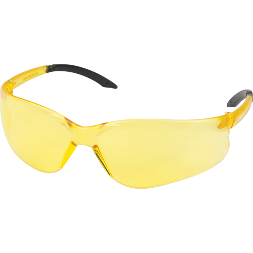 Z2400 Series Safety Glasses, Amber Lens, Anti-Scratch, ANSI Z87+/Meets/Exceeds CSA Z94.3 Consource