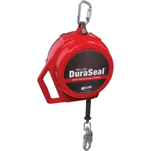 Miller&reg; DuraSeal Self-Retracting Lifeline, 50', Stainless Steel, Swivel Consource