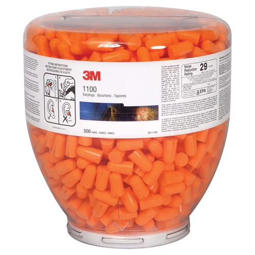 E-A-R 1100 Series Earplugs Dispenser Bottle Refill, Bulk - Canister Consource