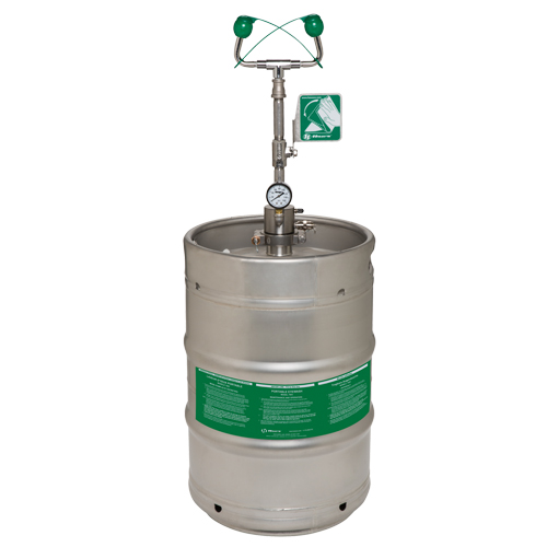 Douche oculaire d'urgence portable, Pressuris&eacute;, Capacit&eacute; 15 gal., Conformit&eacute; ANSI Z358.1 Consource