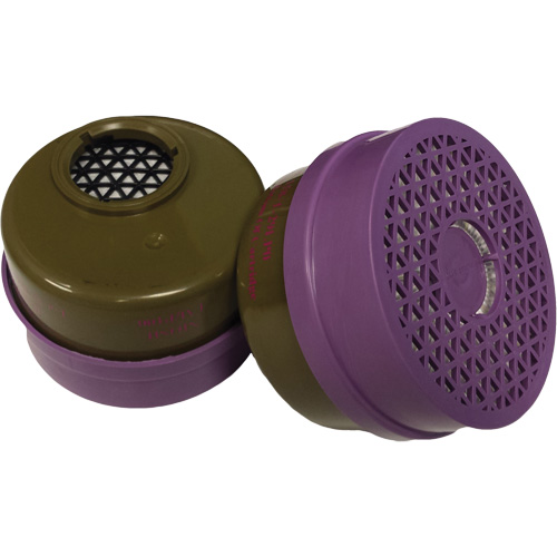 Cartouche pour respirateur, Cartouche gaz/vapeur, Gaz multiples/Vapeur organique/Filtre P100 Consource