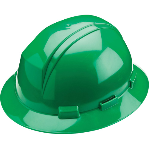 North&reg; Kilimanjaro Full Brim Hardhat, Meets CSA Type 1, Ratchet Suspension, Non-Vented Consource
