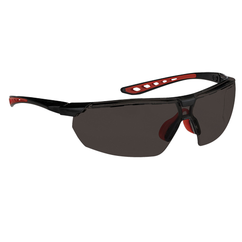 Lunettes de s&eacute;curit&eacute; s&eacute;rie Falcon Dynamic, Lentille Fum&eacute;e, Antibu&eacute;e, ANSI Z87+/R&eacute;pond ou surpasse la norme CSA Z94.3 Consource