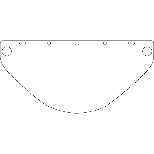 Visi&egrave;re d&eacute;coup&eacute;e &agrave; l'emporte-pi&egrave;ce Dynamic, PETG, Teinte Transparent Consource