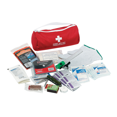 Trousse de premiers soins pour auto Dynamic, Dispositif m&eacute;dical Classe 1, Sac en nylon Consource