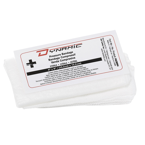 Dynamic Compress Bandage In Box, 4" L x 4" W Consource