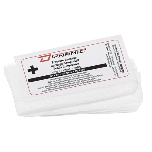 Dynamic Compress Bandage, 6" L x 6" W Consource