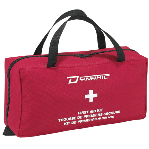 Trousse de premiers soins de luxe pour la maison Dynamic, Dispositif m&eacute;dical Classe 1, Sac en nylon Consource